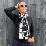 Checkerboard Cats Scarf