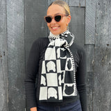 Checkerboard Cats Scarf