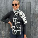 Checkerboard Cats Scarf