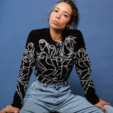 Model Mayhem Cardigan in Black