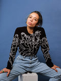 Model Mayhem Cardigan in Black