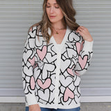 Crowded Hearts Cardigan