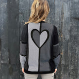 Ombre Heart Cardigan