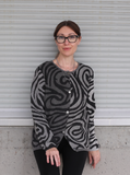 Moire Cardigan
