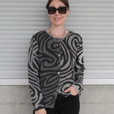 Moire Cardigan